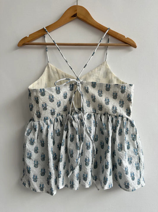 Noodle Strap Top Flloral