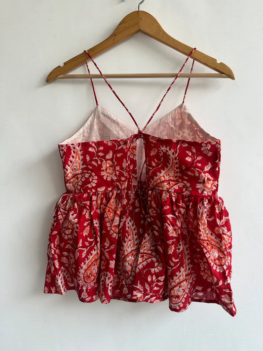 Noodle Strap Top (Red)